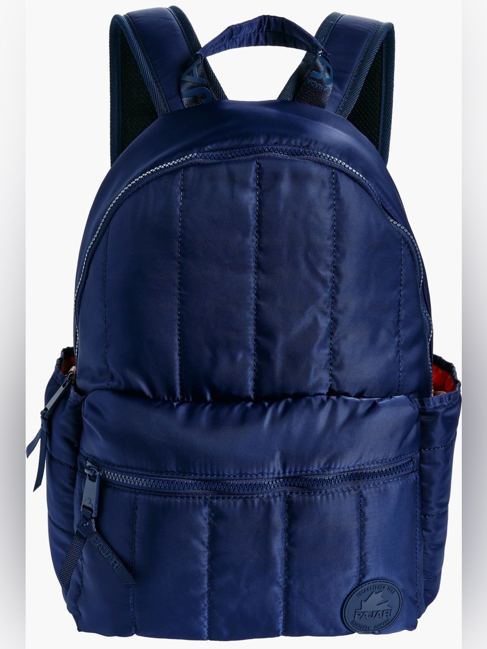 Pajar Twill Dome Quilted Backpack in Navy